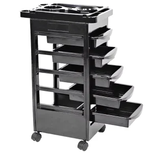 Hairdressing Beauty Hair Salon Trolley Barber Shop Use Trolley Salon Tools Supporter Shelf