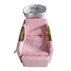 Hairdressing Equipment Hair Washing Reclining Shampoo Barber Station pink Shampoo Chair