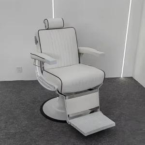 Hairdressing Salon Chair Commercial Furniture Barber Chair Hairdressing Beauty Salon Equipment Modern White