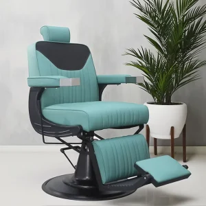 Hairdressing Salon Shop Styling Shaving Chair Modern Luxury Heavy Duty Electric Massage Barber Chair for Men