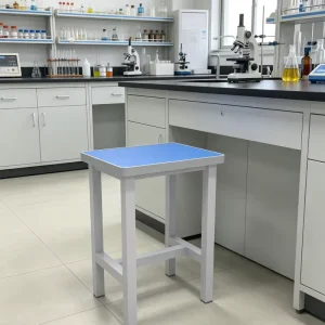 Hand-Welded Iron Student Stools for Labs & Multimedia Classrooms