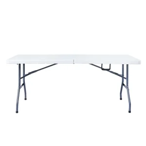 Heavy Duty 6 Foot Dining Table and Event Table Bi Fold Lightweight Easy Storage Design for Outdoor Direct Factory Price