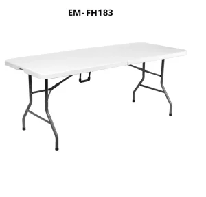 Heavy Duty 6FT HDPE Folding Table Factory Direct Plastic Banquet Table for Events Catering and Commercial Use