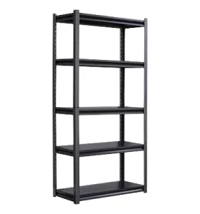 Heavy Duty Boltless Rivet Warehouse Shelves 5 Layer Easy to Assemble Commercial Storage Shelving Racks Steel For Electronic