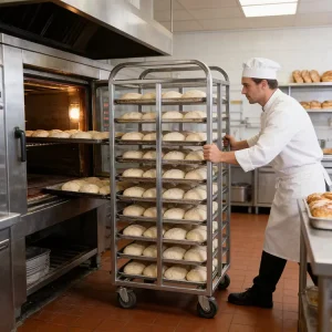 Heavy Duty Commercial Bakery Bread Cooling Trolley With 304 Stainless Steel Pan Pie Car for Other Hotel & Restaurant Supplies