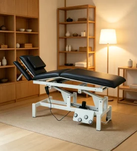 Heavy Duty Electric Physical Therapy Table 60 96cm Height Adjustable 2 Motor Chiropractic Adjustment Bed
