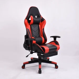 Heavy Duty Ergonomic Office Chair High Back Executive Red PU Leather Swivel Gaming Chair