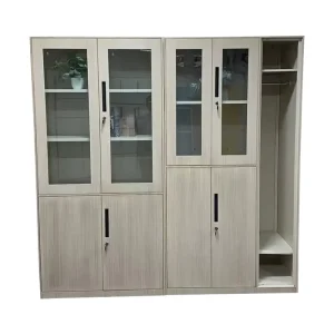 Heavy Duty Full Steel Office Storage Cupboard with Adjustable Shelves Lockable Cabinet for Files & Folders