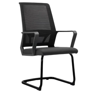 Heavy Duty Guest Chair with Breathable Mesh Back, Durable Cantilever Base, and Comfortable Cushion for Office Waiting Area