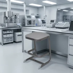 Heavy Duty ISO Certified Lab Stool with Metal Frame and Footrest for School University Science Laboratory Classroom Project