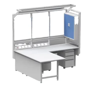Heavy-Duty Industrial Antistatic Workbench for Laboratory Use