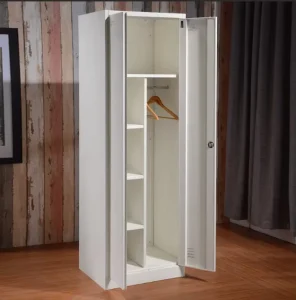 Heavy Duty Metal Storage Cabinet Wardrobe Steel Locker for Clothing Organization Home Office Furniture Custom Size Available