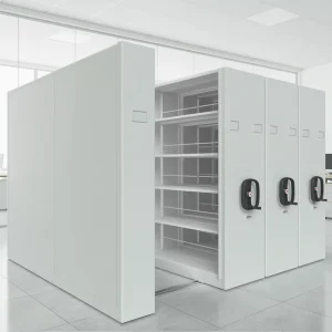 Heavy Duty Mobile Filing Cabinet with Multi Layer Storage for Modern Office Organization