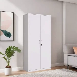 Heavy Duty Modern Steel Lockable File Cabinet with Adjustable Shelves Fireproof Workshop Commercial Use Key Lock Security
