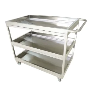 Heavy Duty Multi Level Stainless Steel Food Service Multi purpose Trolley Customizable for Hotel Banquet Restaurant