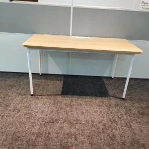 Heavy Duty Office Training Table Durable Metal Frame Rectangular Desk Versatile Furniture for Corporate Training