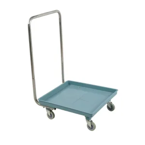Heavy Duty Rack Transport Trolley Stainless Steel or Plastic Base Support OEM Customization for Hotel Restaurant and Kitchen