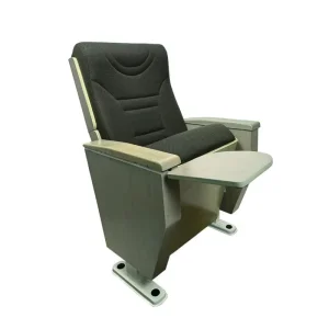 Heavy Duty School Auditorium Concert Hall Chair with Gravity Adaptive Buffer Multi Position Lock Steel Legs