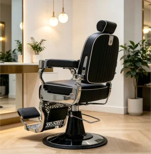 Heavy Duty Stable Hydraulic Salon Barber Chair Reclining Hair Salon Chair for Men
