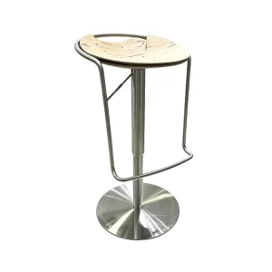 Heavy Duty Stainless Steel Bar Chair Base Commercial Durable Swivel Silver Brushed Stool Legs Easy Installation Bar Stool Legs