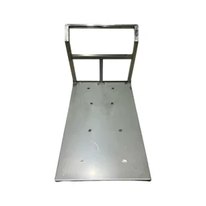 Heavy Duty Stainless Steel Trolley Cart 201 304 SUS Flatbed Platform with Wheels for Other Hotel Restaurant Kitchen Use
