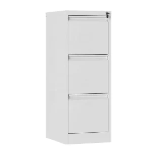 Heavy Duty Steel Cabinet 3 Drawer File Cabinet Vertical Filing Cabinet with Lock for Letter Legal A4 F4 Size File