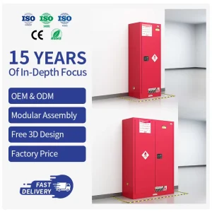 Heavy Duty Steel Explosion Proof Cabinet Complete Safety Function Flammable Corrosive Chemical Laboratory Storage