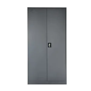 Heavy Duty Steel Filing Cabinet Double Door with Lock and 5 Shelves for Accounting Firm Tax File and Ledger Storage