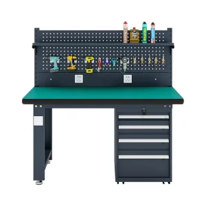 Heavy Duty Steel Metal Workbench Four Belt Hanging Plate Experimental Workbench for School Laboratory for Hospital Use Lab Bench