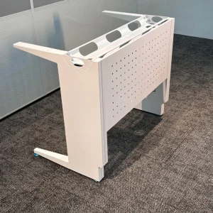 Heavy Duty Training Table for Office Conference Room School Classroom Workshop Study Desk Metal Legs MFC Top Fixed Durable