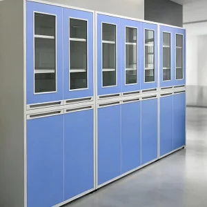 Heavy Laboratory Furniture Aluminum Wood Storage Cabinets Anti Corrosion Sample Display Cabinets Storage Cabinets