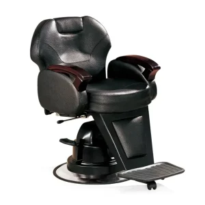 Heavy Mens Salon Equipment White Barber Chair for Barber Shop Furniture Set Barber Chairs