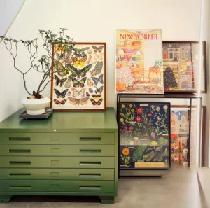 Heavy-duty 5-layer Steel A1 A0 Modern Design Metal Filing Cabinet 4 Drawers Used for Storing Drawing Papers Maps Workshop Office