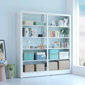 Heavy duty Steel Multi layer Modular Modern Bookshelf for Home Offices and Libraries