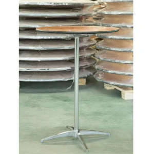 Height Adjustable Bar Plywood Cocktail Bar Tables Hotel Wedding Dining Restaurant Table