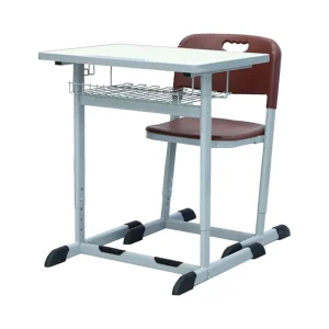 Height Adjustable Classroom School Furniture Student Desk and Chair Set