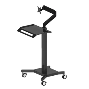 Height Adjustable Dental Trolley Clinic Furniture Dental Cart Hospital Oral Scanner Mobile Medical Cart for Laptop