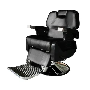 Height Adjustable Gold Base Barber Chair Furniture Haircut Chair Portable Leather Barbershop Barber Chair