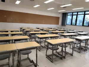 Height Adjustable Primary School Adjustable High School Student Furniture Set Desk and Chair