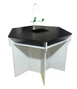 Hexagonal Dental Laboratory Furniture Laboratory Bench