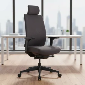 High Back Ergonomic Executive Revolving Lift Office Chair Adjustable Seat Depth Modern Design Mesh Material