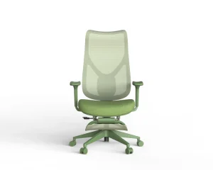 High Back Ergonomic Mesh Office Chair with Adjustable Height Swivel Footrest Modern Design for Home Office Use