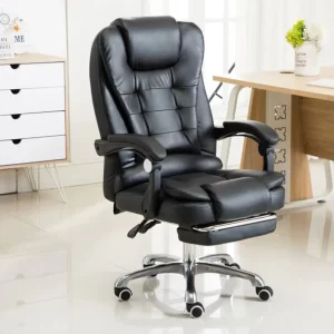 High Back Executive Chair Ergonomic Desk Chair Leather Home Computer Chair