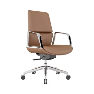 High Back Executive Office Chair Adjustable Headrest Ergonomic Leather Swivel Conference Chair Comfortable Bureau Chaise Silla