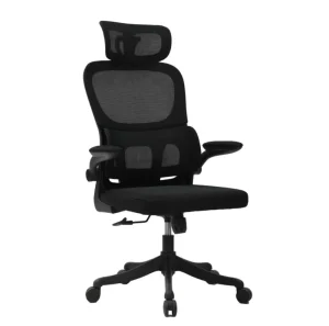 High Back Mesh Office Chair with Headrest Adjustable Armrests and Lumbar Support