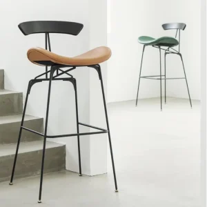 High Back Metal Wire Bar Stool for Hotel Bar and Counter Commercial Bar Chair