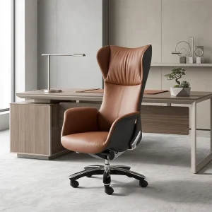 High Back Modern Ergonomic Adjustable Bark Executive Office Chair with Lumbar Support for Home Office & Workshop