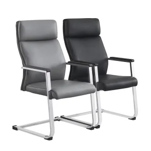 High Back Office Chair Meeting Staff PU Leather Executive Office Ergonomic Conference Chair