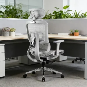 High Back Office Ergonomic Chair Mesh Swivel Home Desk Chair for Office With 4D Headrest