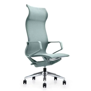 High Back Swivel Modern Design Office Chair Black With Armrest